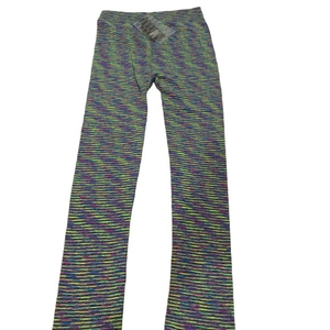 NWT Connection Stretch Pants Leggings Multi Color Mardi‎ Gras Women’s Size S